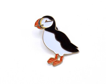 Puffin Enamel Pin - Puffin Lapel Pin - Maine Pin - Puffin - Bird Enamel Pin