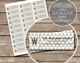 5160 template pdf