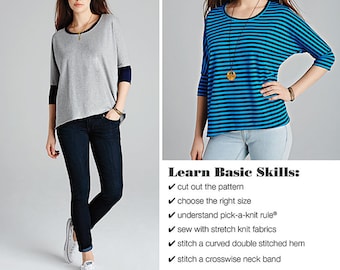 Simplicity Pattern 1062 Misses Knit Tops