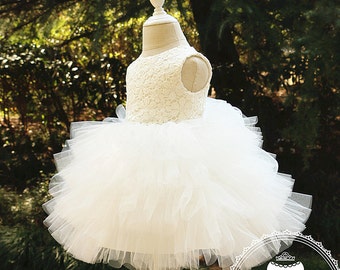 Baby Girl Birthday Dress, Newborn Girl Dress, Birthday Dress 1 Year Old, Baby Girl Dress for Wedding, PD017-1