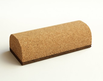 Lightweight Cork sanding block, sandpaper holder hand tool with rounded top