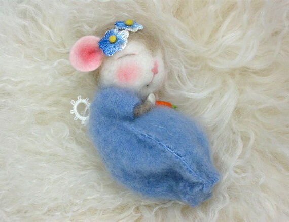 Needle Felted Animal Tutorial / Needle Felted Pattern / Needle