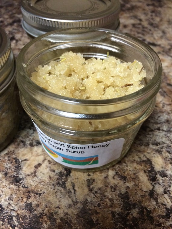 Organic Cinnamon and Spice Honey Sugar Scrub 4oz