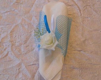 baptism or wedding napkin ring