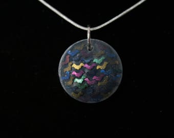 Multi-Color Metallic Bats Resin Pendants