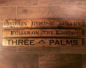 Customized Hand Painted Bourbon Barrel Stave