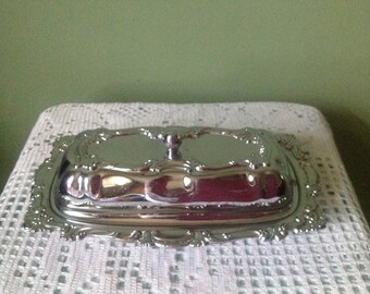 Silver Plated Butter Dish
