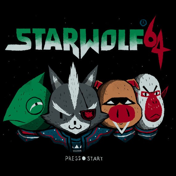 star fox 64 t shirt