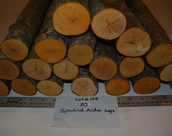 20 Fireplace logs, Lot# 178, Alder Logs, Rustic, Fireplace, Fire Wood, Wedding, Decorations, Center Pieces, Trees