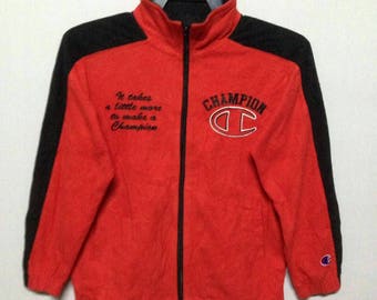 Vintage champions zipper jacket for kid