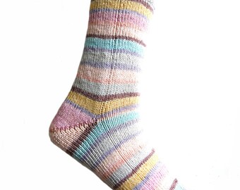 Socks Striped, cotton, size EU 40 - 41/US 9.5 - 10.5/UK 7.5 - 8.5
