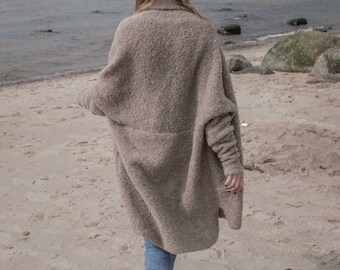 Loose cardigan, woman cardigan, wool cardigan, oversized cardigan, knit sweater, mohair sweater, mohair cardigan, knit cardigan, mohair wool