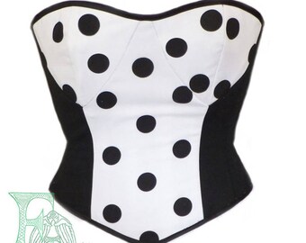 1980s Polka Dots Corset, Strawberry Switchblade