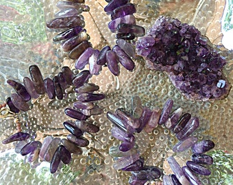 Amethyst Stick Bracelet