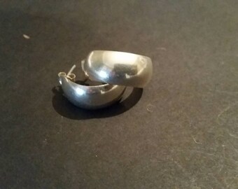 Sterling SIlver Hoop Earrings 925 Jewelry