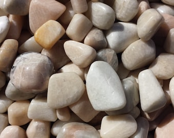 MOONSTONE TUMBLED Stone One (1) Medium/Large Natural Tumble Stone