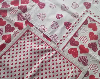 Red pillow covers - set of 4