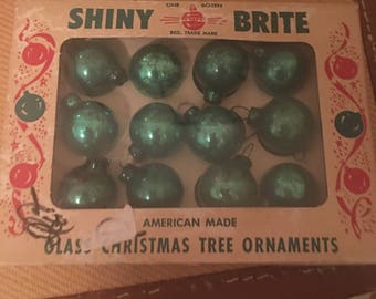 Vintage Shiny Brite Christmas Ornaments