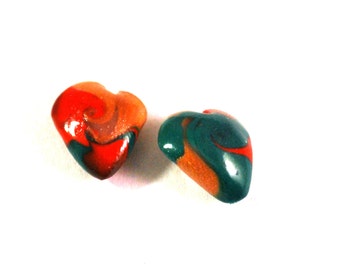 Polymer Clay Beads, Polymer Beads, Beads for Sale, Loose Beads, Clay Beads, Handmade Beads, Fimo Beads, Beading Supply, Earring Beads