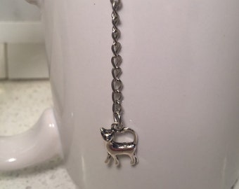 Pretty Kitty Charm Tea Ball Infuser ~ Cat Loose Leaf Tea Steeper ~ Cute Tea Infuser ~ Novelty Tea Infuser ~ Cat Loose Leaf Tea Infuser