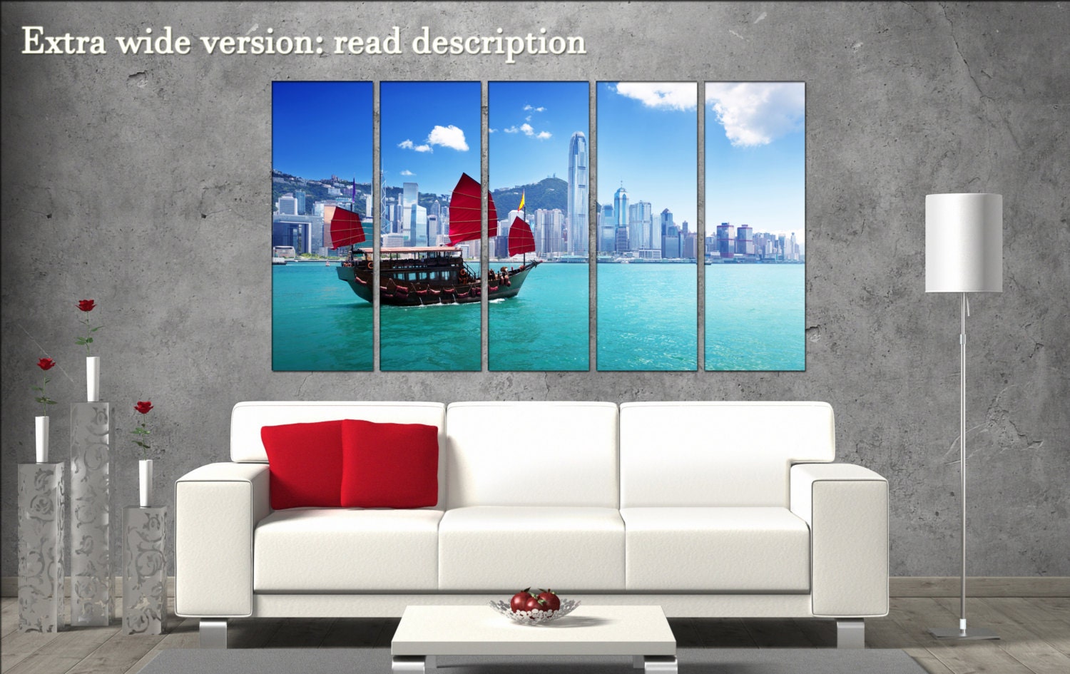  Hong  Kong  canvas wall  art  Hong  Kong  wall  decoration  Hong  