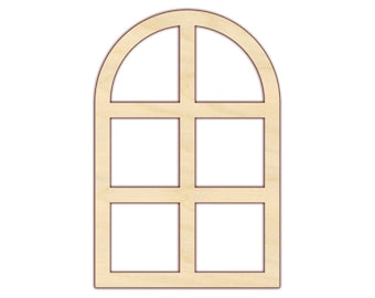 Window - Architectural Wall Decor - Unfinished Wood - 170457