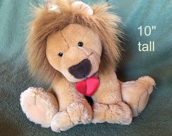 Lion King - a Vintage 10 inch Tall Plush Toy