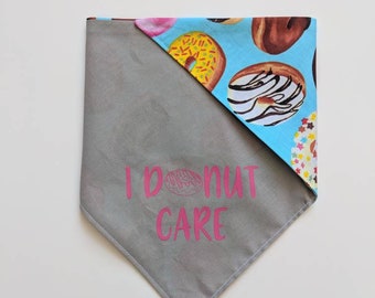 Tie Up Pet Bandana | Dog & Cat Accessories | I Donut Diet