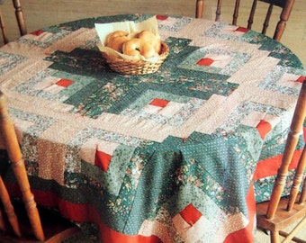 Make A Quilt In A Day Log Cabin Pattern By Eleanor Burns Quilt In A Day Series Vintage Quilt Pattern Book 1986