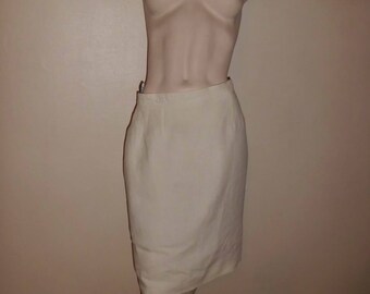 GEORGES RECH T40 linen skirt pencil skirt