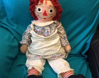 Vintage Raggedy Ann doll