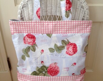 Women's Large Purse, Shoulder Bag, Shopper Tote, Paris-Inspired Purse, Beach Bag, Book Bag, Women's Carry All, Shopper, Market Bag, Purse