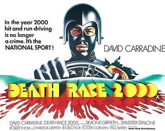 Vintage Death Race 2000 Movie Poster A3 Print