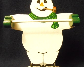 Snowman Candy Cane Holder