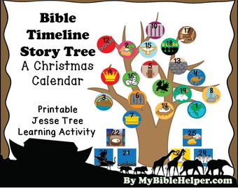 Bible Timeline Jesse Tree Advent Calendar