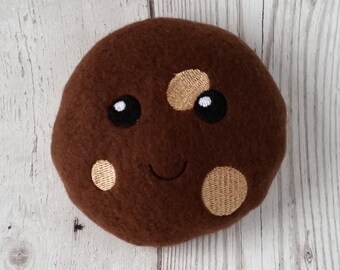 Kawaii cookie plush toy cushion cute chocolate chip cookie