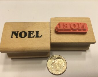 Noel rubber stamp, 25 mm (BR120)