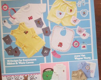 Vintage Leisure Arts 1983 Cross Stitch "designs For Little People". leaflet 259 used but in good condition
