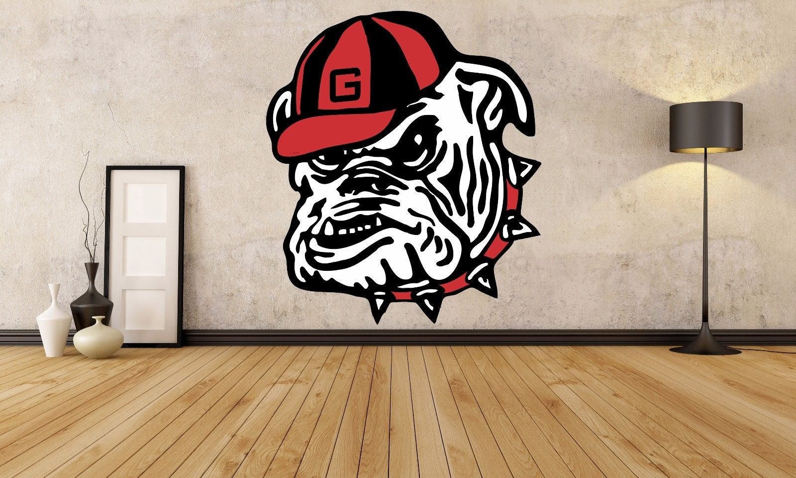 Georgia Bulldogs Logo Wall Decal Sticker Zoom