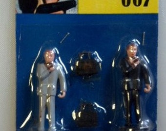 Secret Agent 007 Cake Topper - Figurines