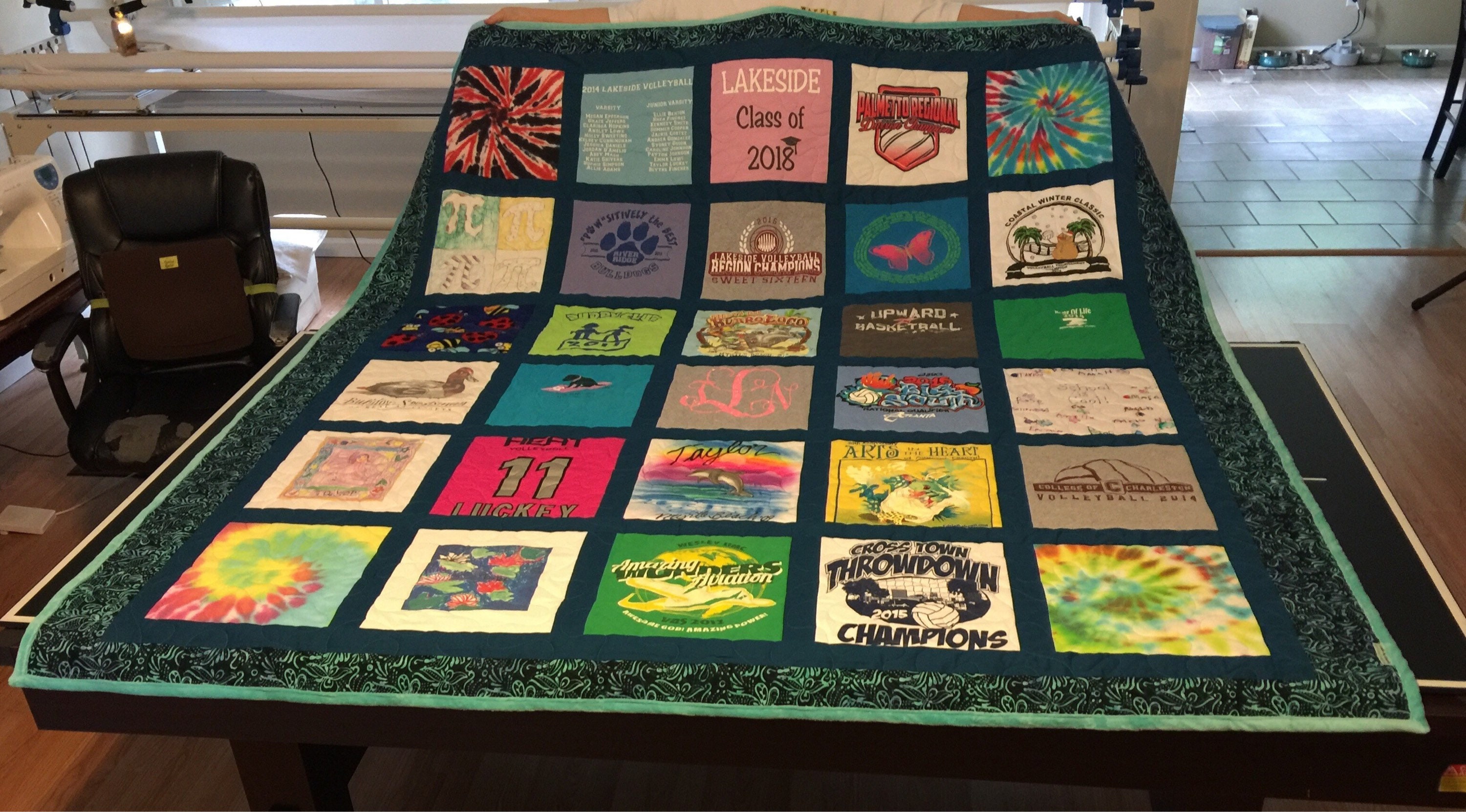 How To Make A Tshirt Quilt With Sashing