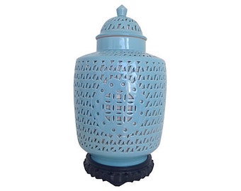 1950s Blanc de Chine Jar Lamp