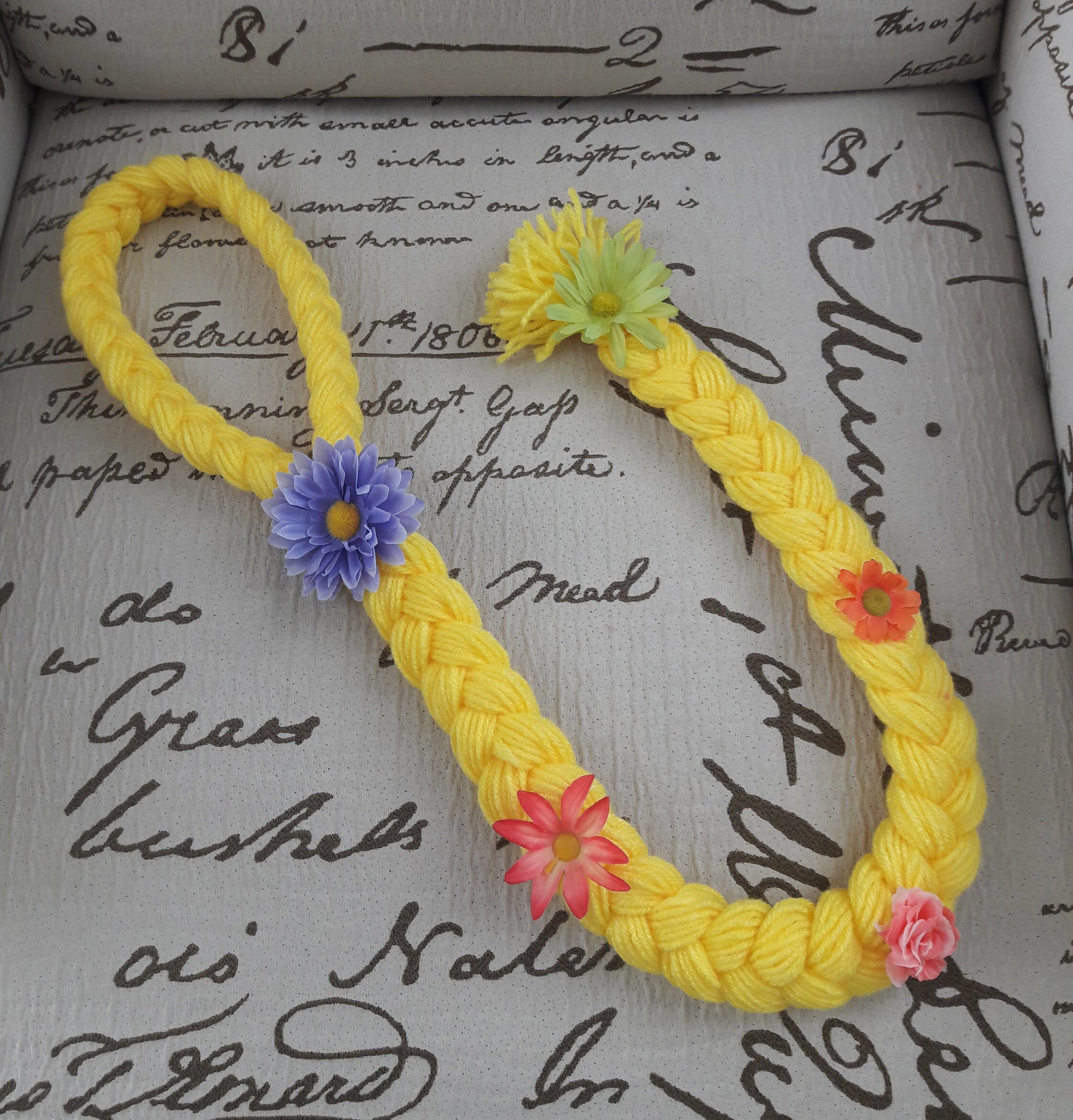 Disney Rapunzel Inspired Yarn Hair Braid Tangled Hair Yarn