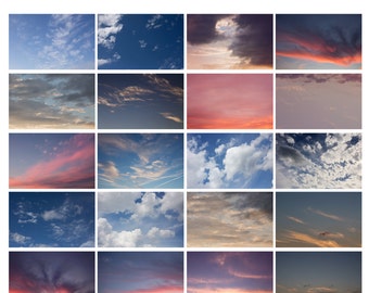 Sky overlay - skies overlay - sky overlay pack - photoshop skies - cloud overlay