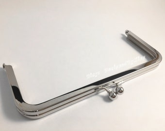 8" x 3 3/8" Purse Frame ,Silver, PF006