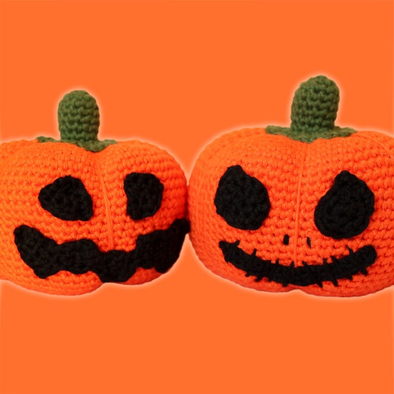 Halloween Pumpkins Pattern. Amigurumi Pattern PDF.