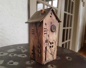 Ceramic Botanical Imprint House