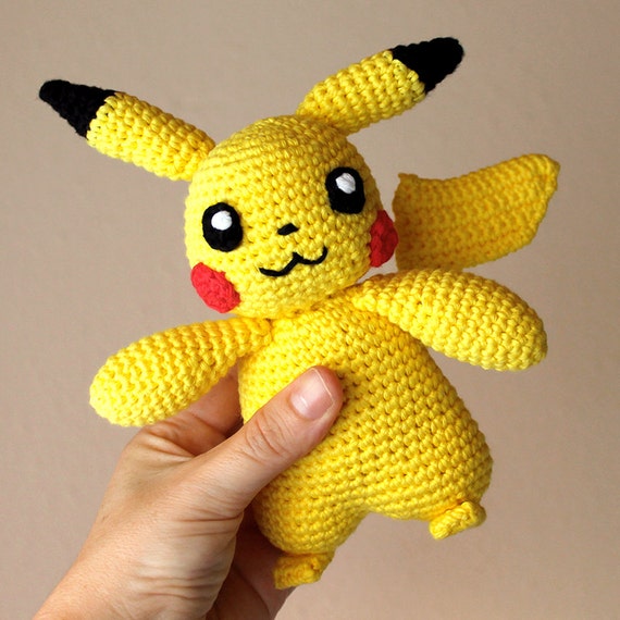 Pikachu - Pokemon. Amigurumi Pattern PDF.