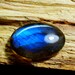 30% OFF - Deep Blue Labradorite Cabochon Oval Cut Cabochon Gemstone 22x15x6 mm Superb Blue Flashy Rare Labradorite Gems Semi Precious Stones