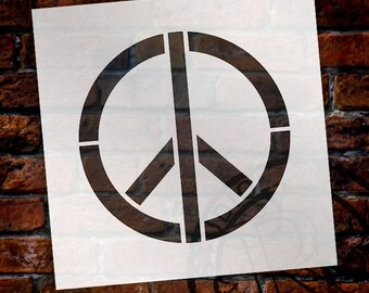Hippie stencil | Etsy